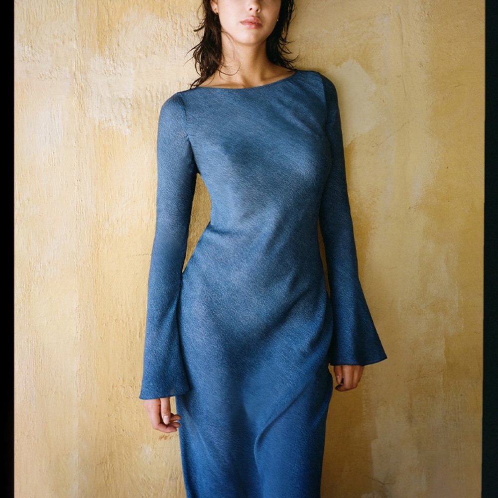 Realisation Par Denim Blue Maxi Dress
